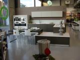 Plan de travail en quartz Cosentino Silestone Lagoon pour le showroom CAD Tendances ? Rocourt